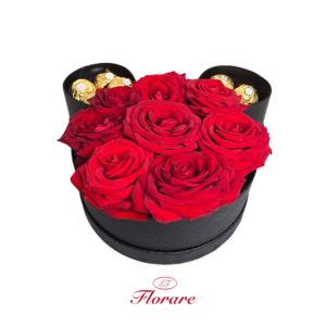 Boîte florale en forme d’ourson