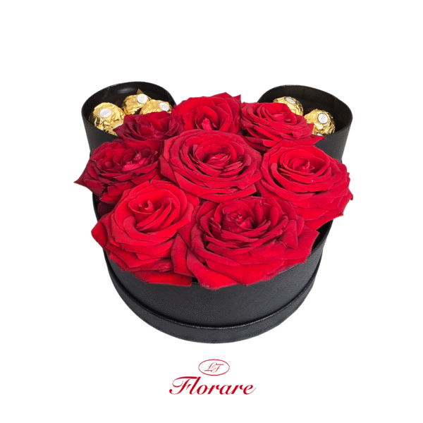 13 Boîte florale en forme d’ourson