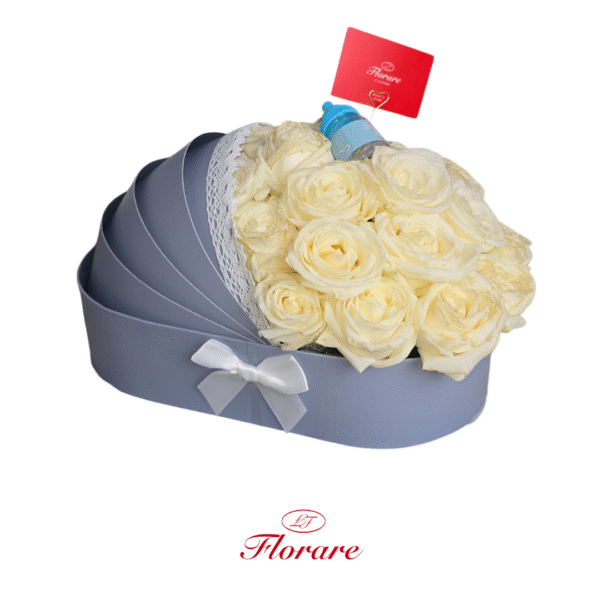 3 Boîte à Fleurs - Berceau pour bébé en fleurs