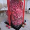 Ourson en roses naturelles - fait main