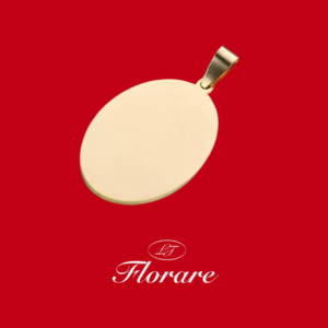L’Ovale Précieux - Collier ovale 31mm personnalisable