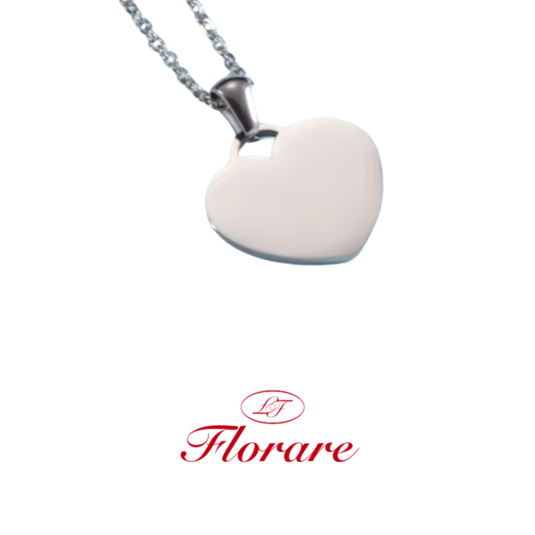 4 Coeur Précieux - Collier en forme de cœur 20mm