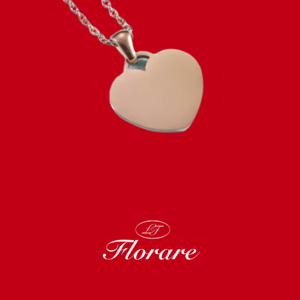 6 Coeur Précieux - Collier en forme de cœur 20mm